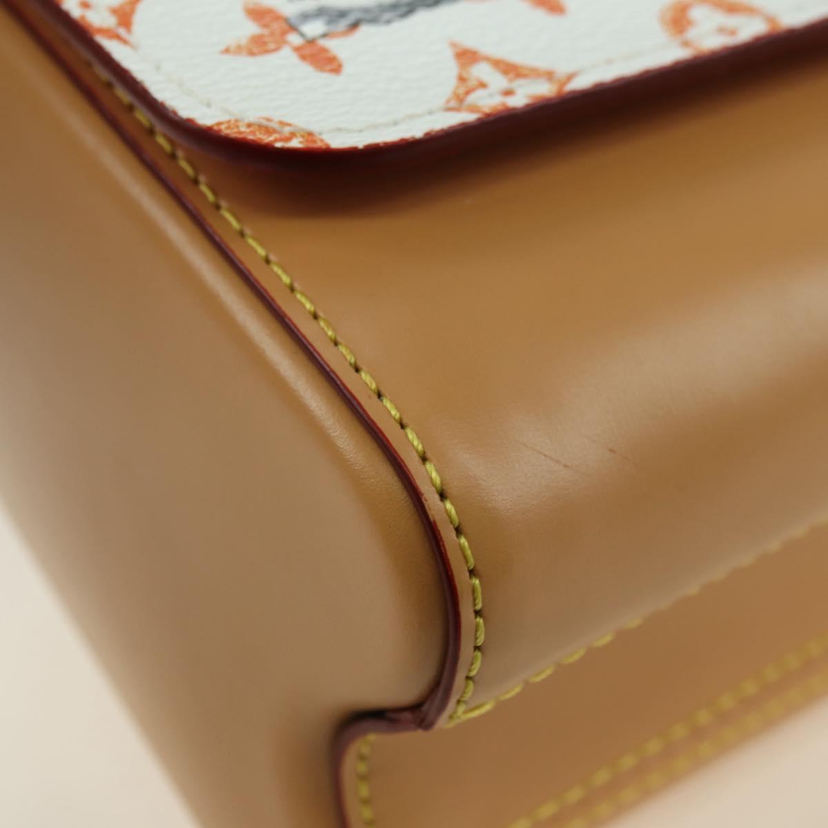 LOUIS VUITTON Catgram Twist MM Shoulder Bag White M44460 LV Auth 176866SM
