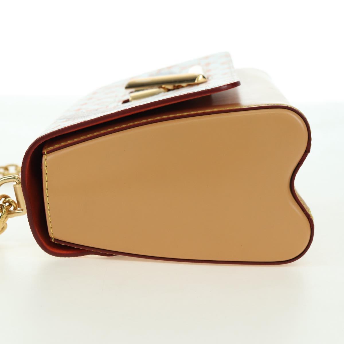 LOUIS VUITTON Catgram Twist MM Shoulder Bag White M44460 LV Auth 176866SM