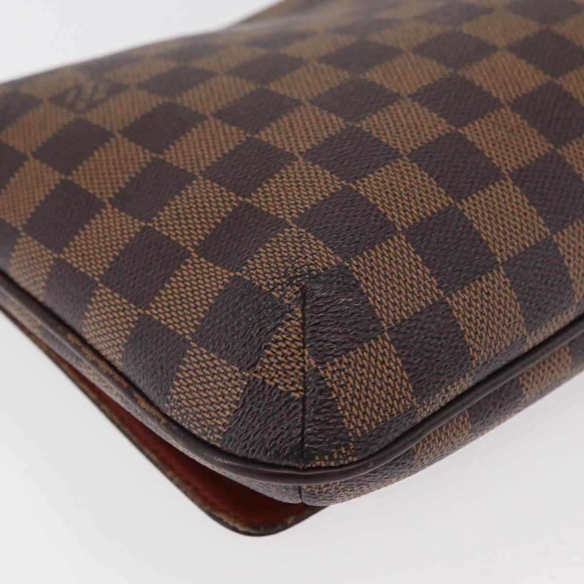 LOUIS VUITTON Damier Ebene Musette Tango Shoulder Bag N51301 LV Auth 176871