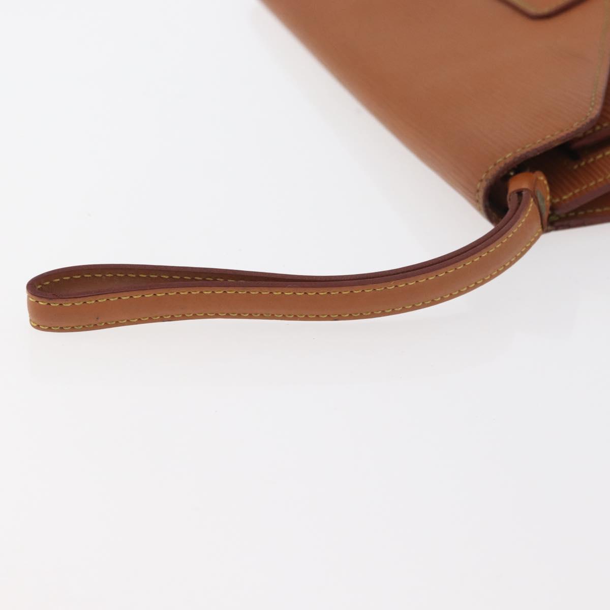 LOUIS VUITTON Epi Serie Dragonne Hand Bag Zipangu Gold M52618 LV Auth 176878