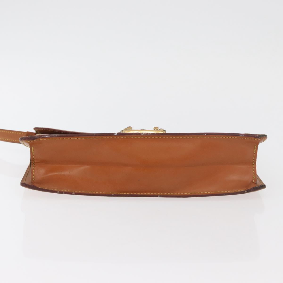 LOUIS VUITTON Epi Serie Dragonne Hand Bag Zipangu Gold M52618 LV Auth 176878