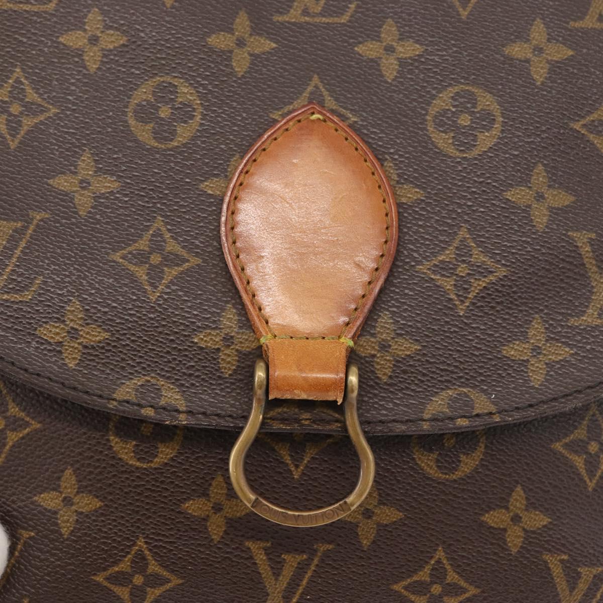 LOUIS VUITTON Monogram Saint Cloud GM Shoulder Bag M51242 LV Auth 176883