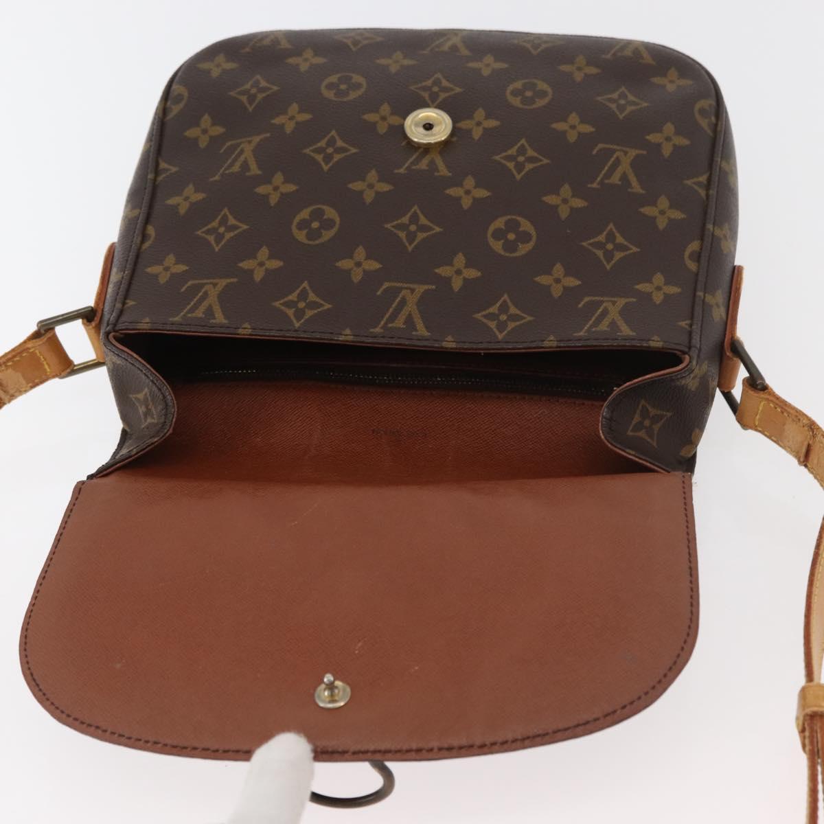 LOUIS VUITTON Monogram Saint Cloud GM Shoulder Bag M51242 LV Auth 176883