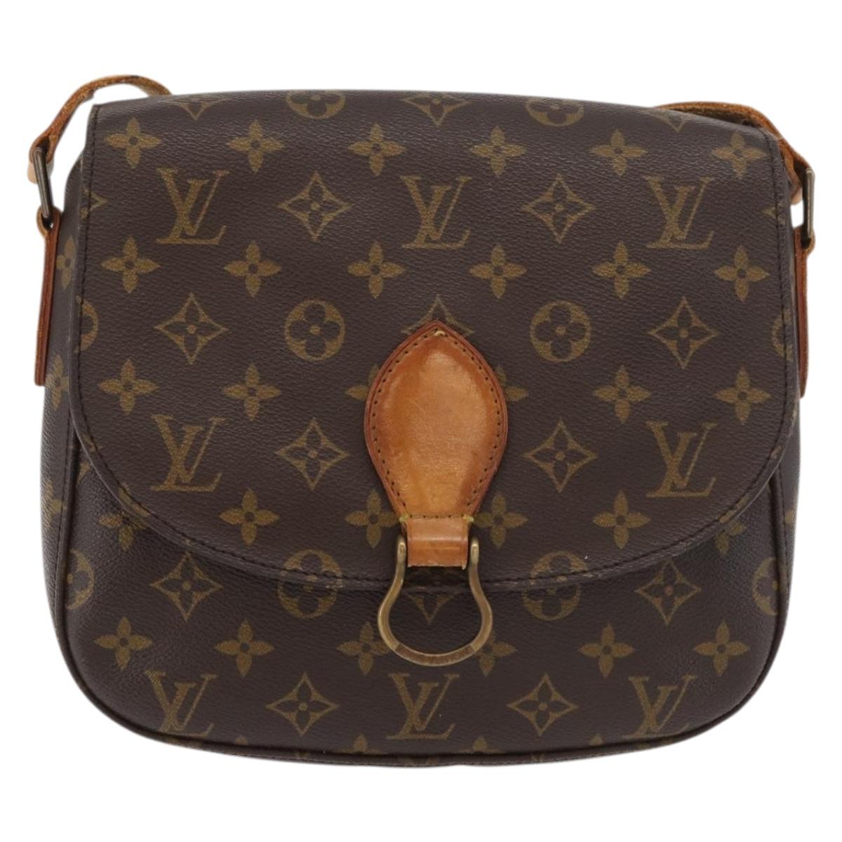 LOUIS VUITTON Monogram Saint Cloud GM Shoulder Bag M51242 LV Auth 176883