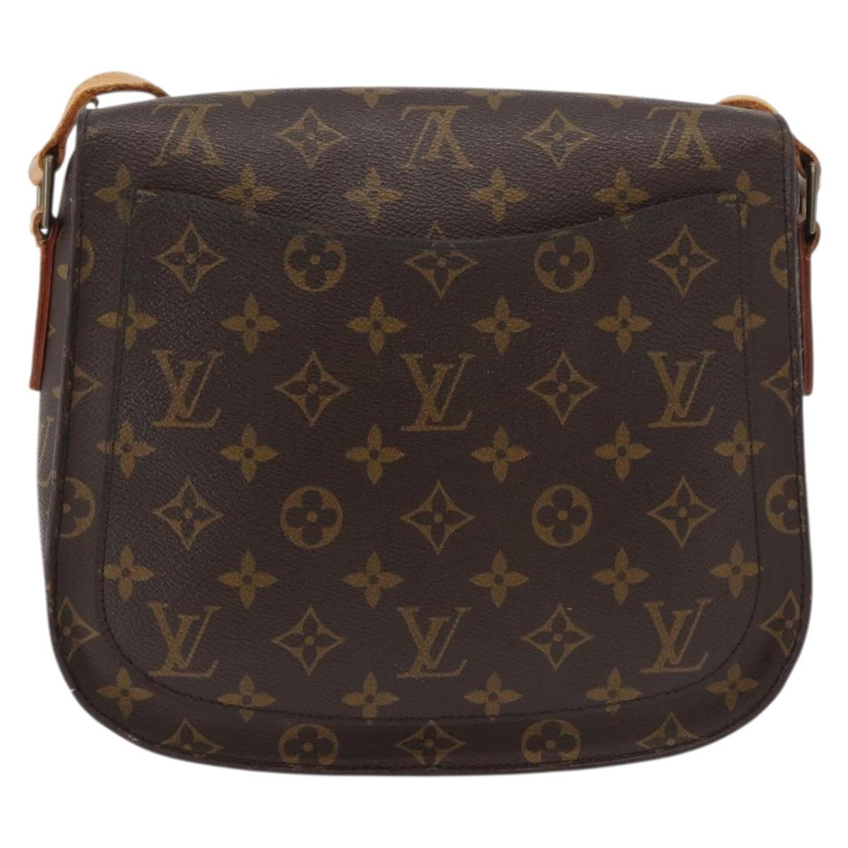 LOUIS VUITTON Monogram Saint Cloud GM Shoulder Bag M51242 LV Auth 176883