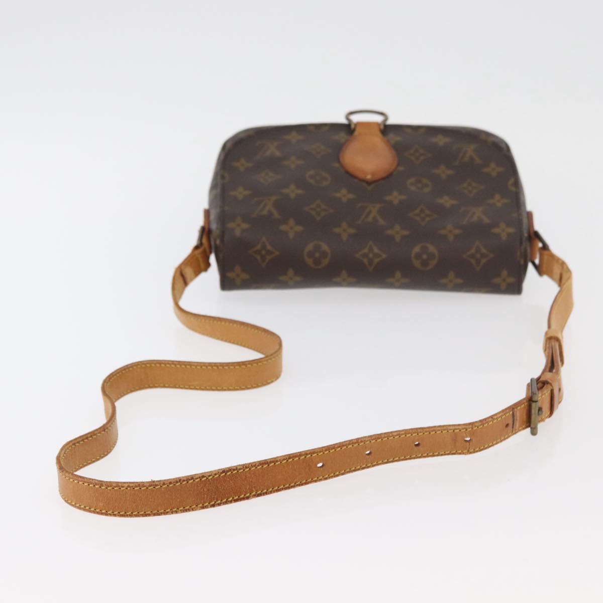 LOUIS VUITTON Monogram Saint Cloud GM Shoulder Bag M51242 LV Auth 176883