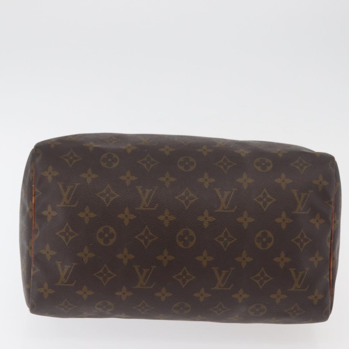 LOUIS VUITTON Monogram Speedy 30 Hand Bag M41526 LV Auth 176884