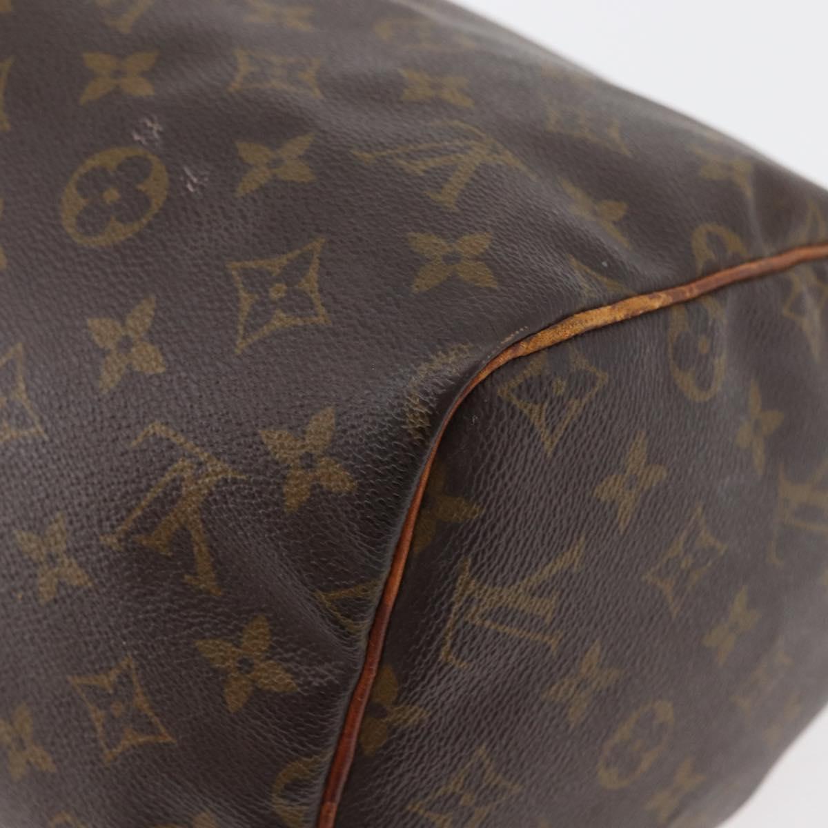 LOUIS VUITTON Monogram Speedy 30 Hand Bag M41526 LV Auth 176884