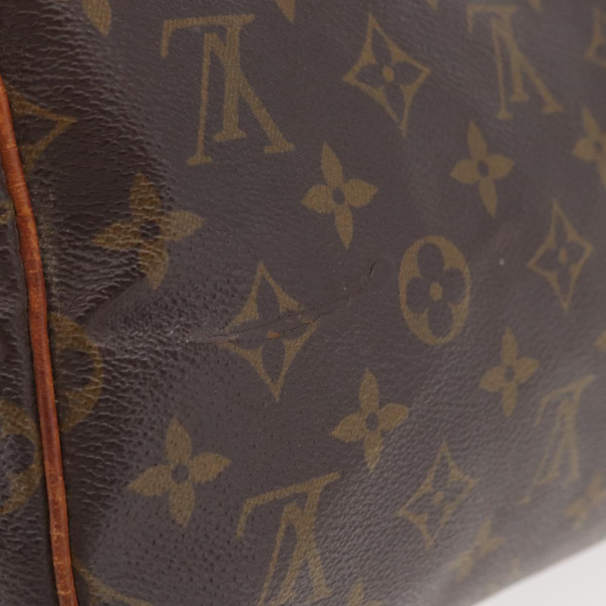 LOUIS VUITTON Monogram Speedy 30 Hand Bag M41526 LV Auth 176884