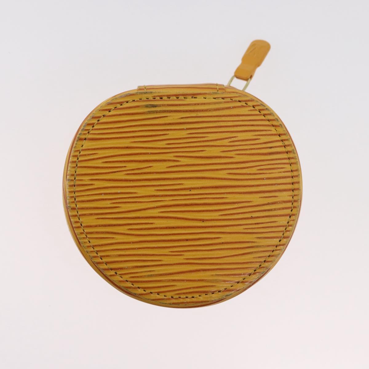 LOUIS VUITTON Epi Ecrin Bijoux 8 Jewelry Box Yellow M48229 LV Auth 176908