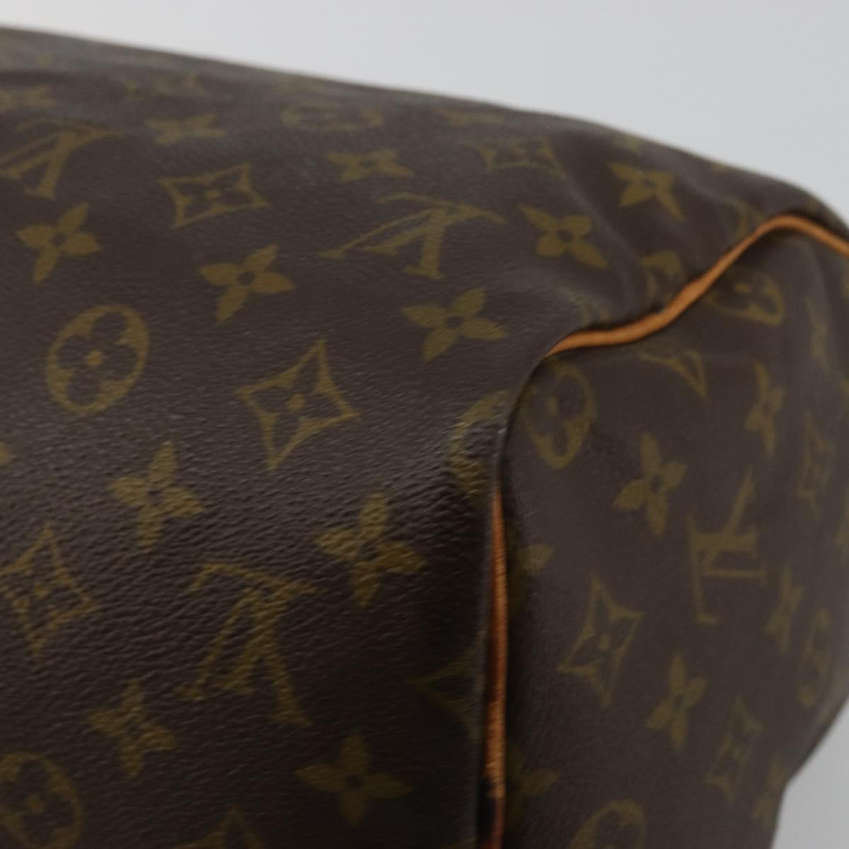 LOUIS VUITTON Monogram Speedy 30 Hand Bag M41526 LV Auth 176936