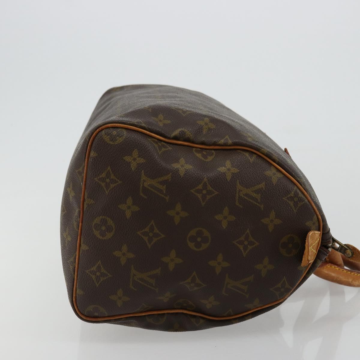 LOUIS VUITTON Monogram Speedy 30 Hand Bag M41526 LV Auth 176936