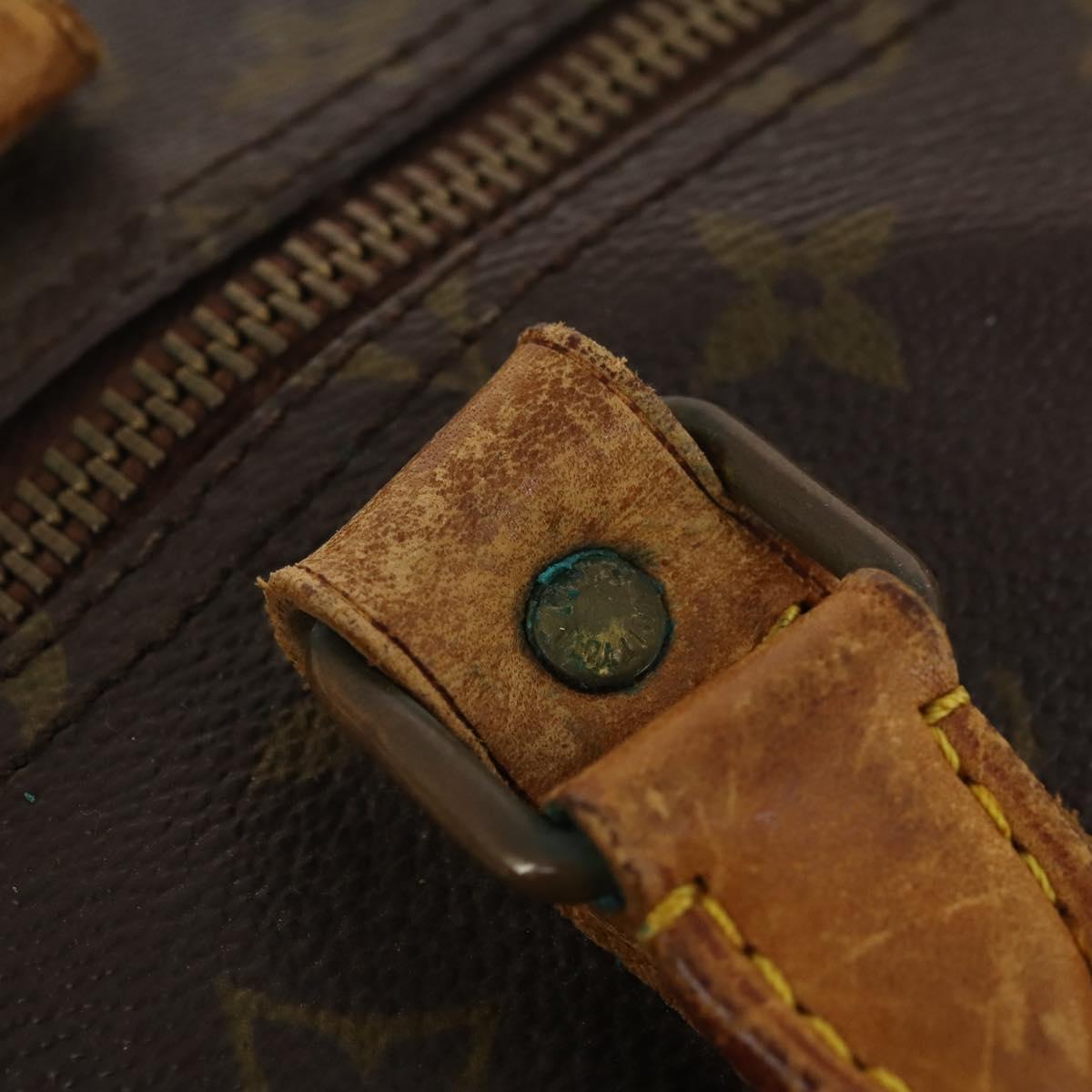 LOUIS VUITTON Monogram Keepall 60 Boston Bag M41422 LV Auth 176940