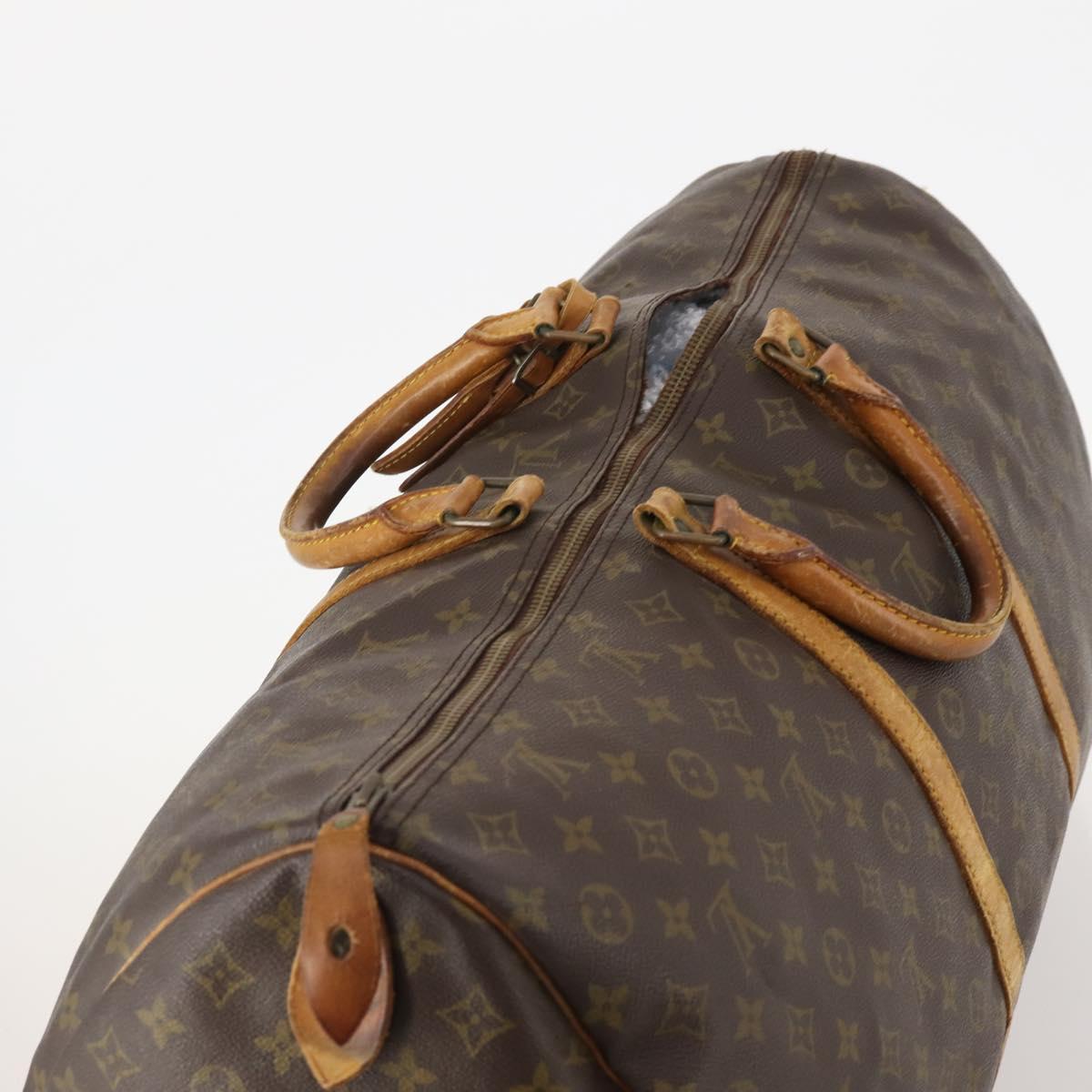 LOUIS VUITTON Monogram Keepall 60 Boston Bag M41422 LV Auth 176940