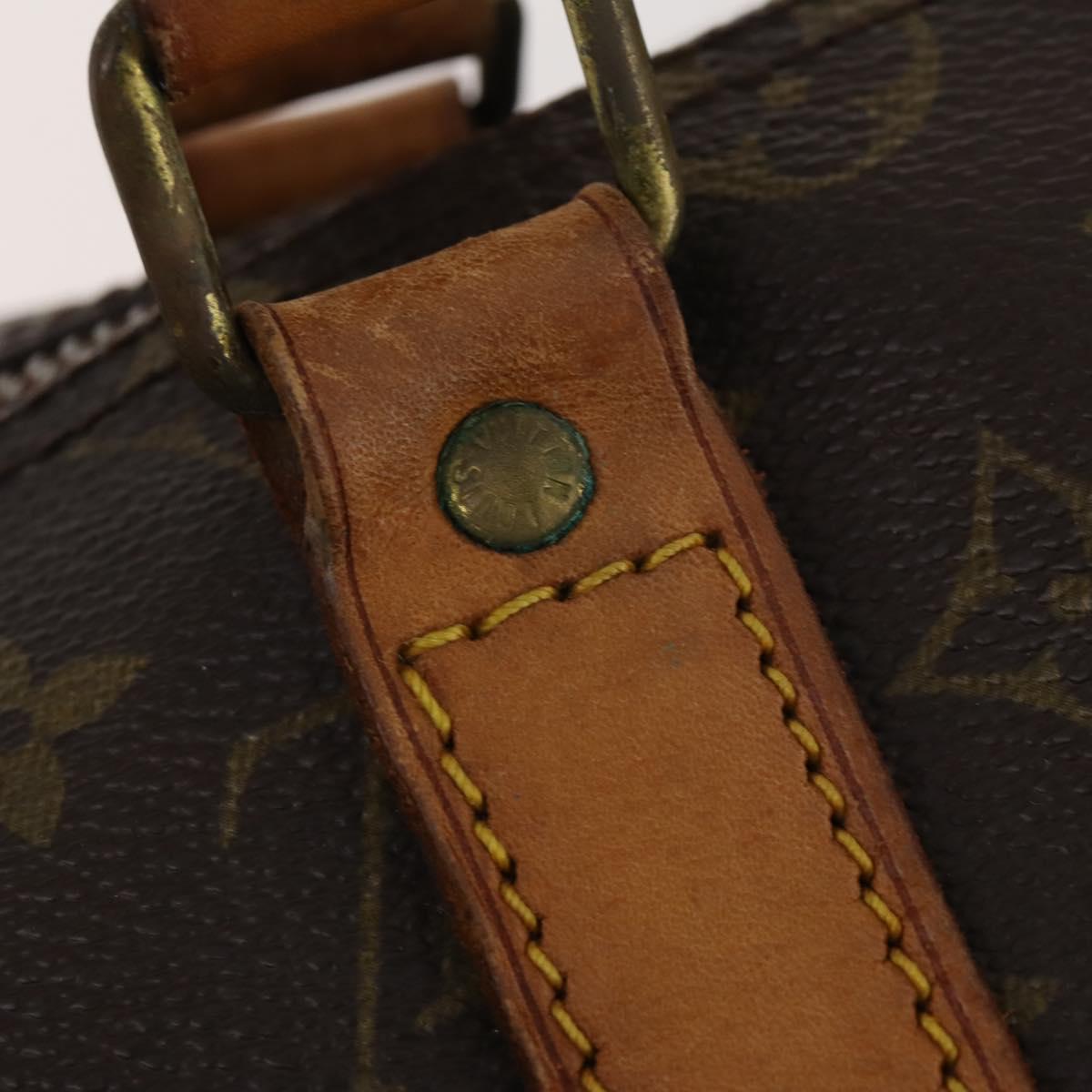 LOUIS VUITTON Monogram Keepall 55 Boston Bag M41424 LV Auth 176942