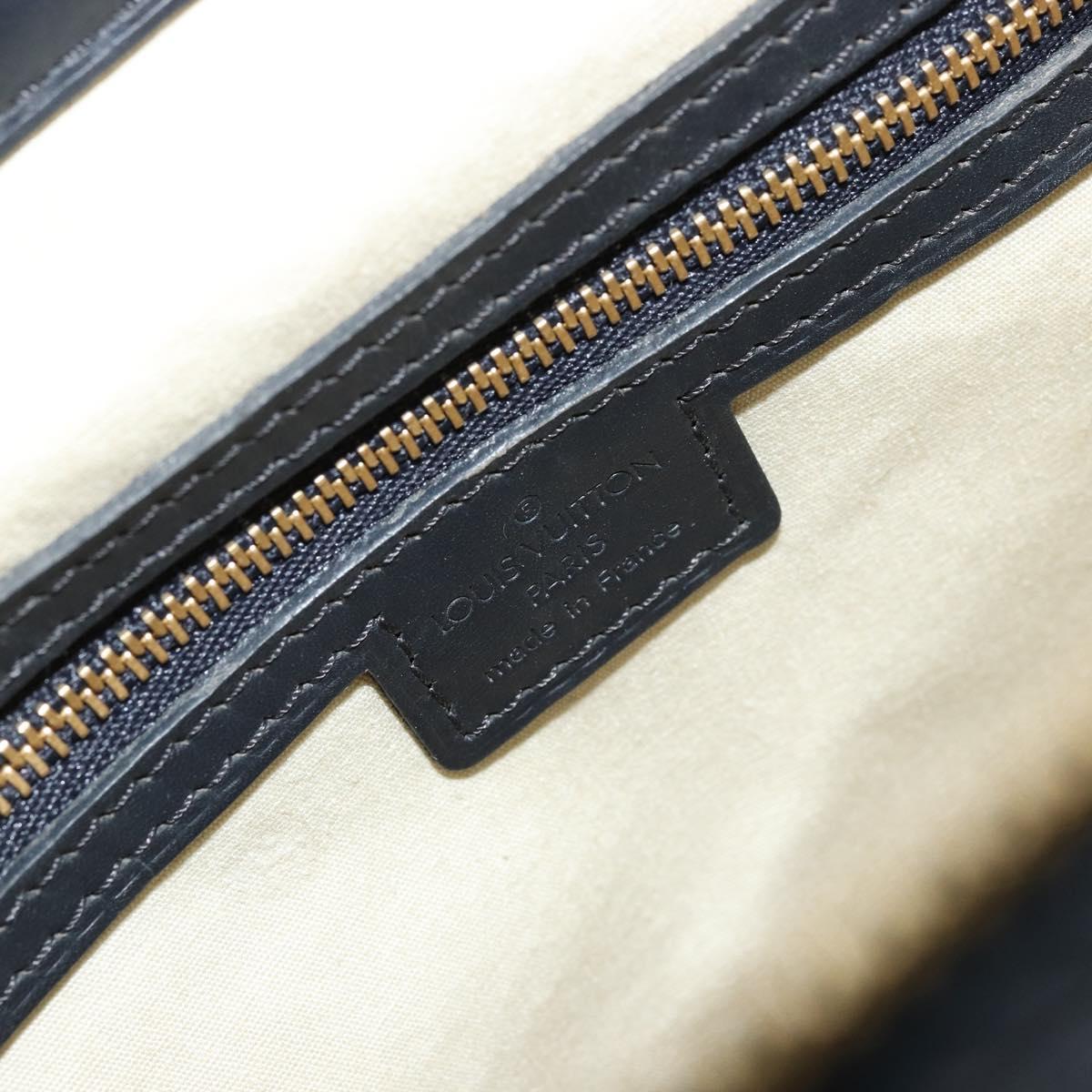 LOUIS VUITTON Monogram Mini Josephine PM Hand Bag Blue M92049 LV Auth 176944