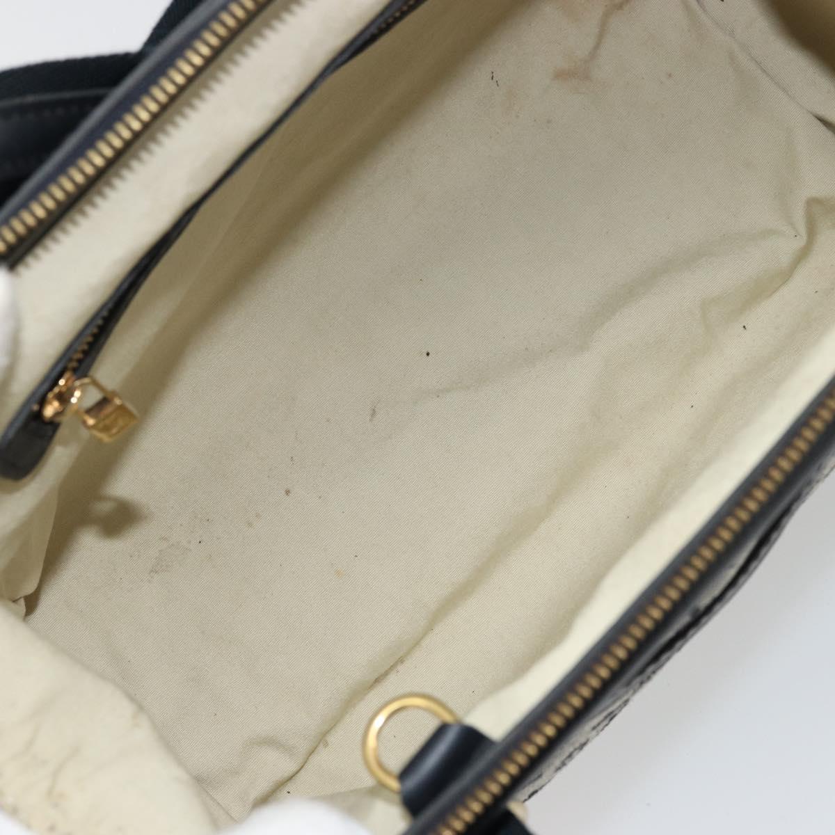 LOUIS VUITTON Monogram Mini Josephine PM Hand Bag Blue M92049 LV Auth 176944