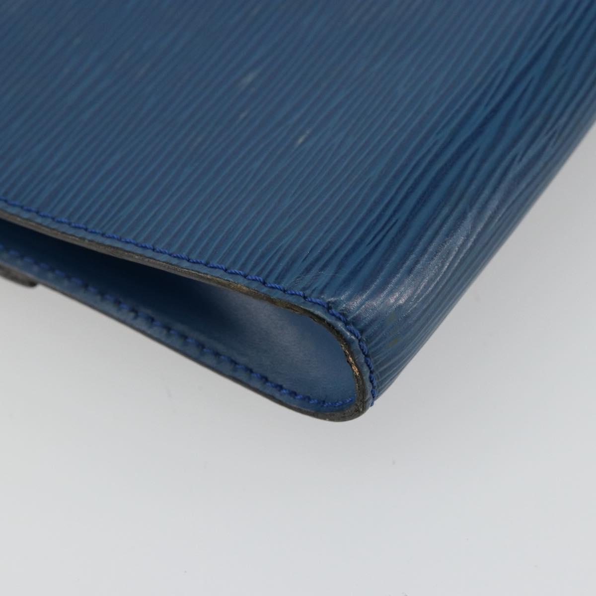 LOUIS VUITTON Epi Pochette Arche Shoulder Bag Blue M52575 LV Auth 176947