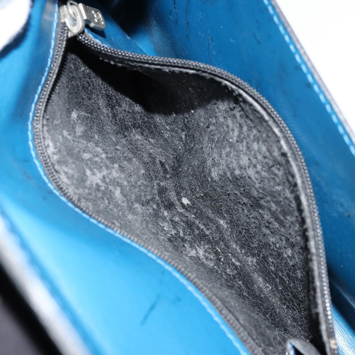 LOUIS VUITTON Epi Pochette Arche Shoulder Bag Blue M52575 LV Auth 176947