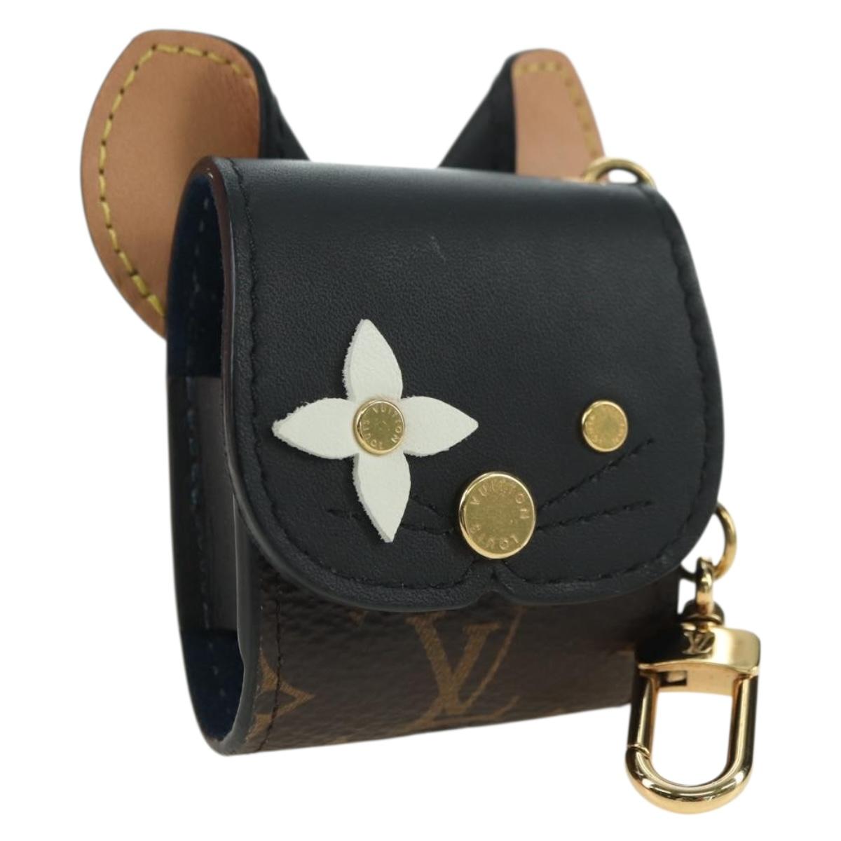 LOUIS VUITTON Monogram Etui Earphone Case GI0448 LV Auth 176956M