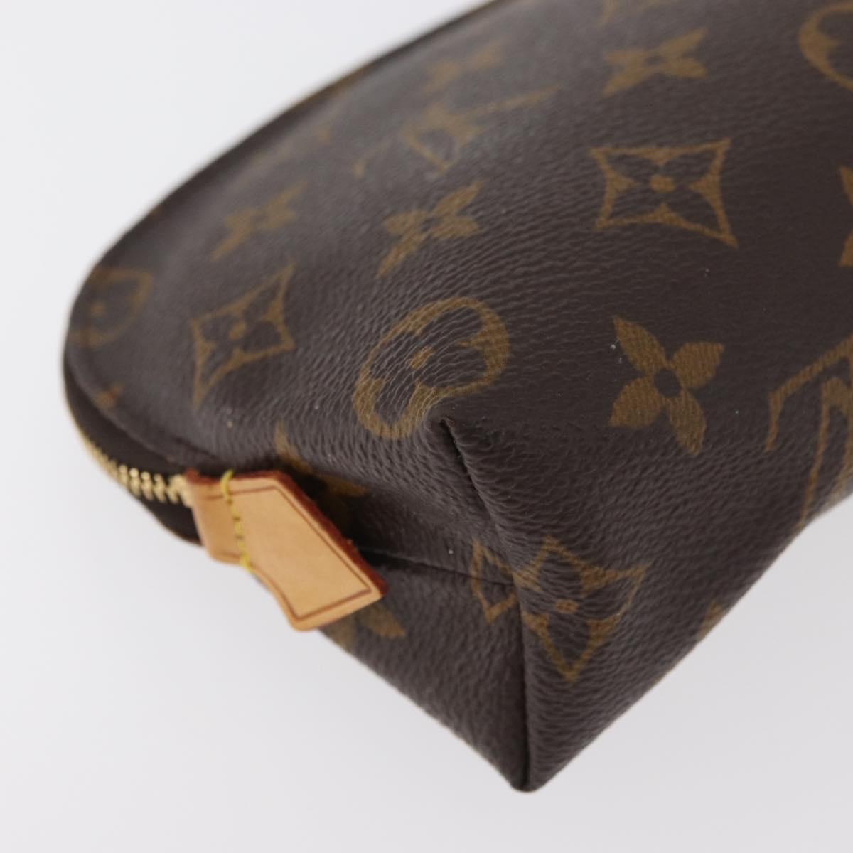 LOUIS VUITTON Monogram Pochette Cosmetic PM Pouch M43998 LV Auth 176957
