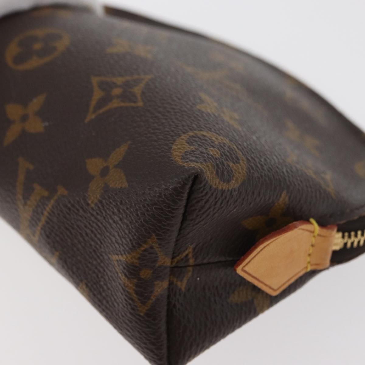 LOUIS VUITTON Monogram Pochette Cosmetic PM Pouch M43998 LV Auth 176957