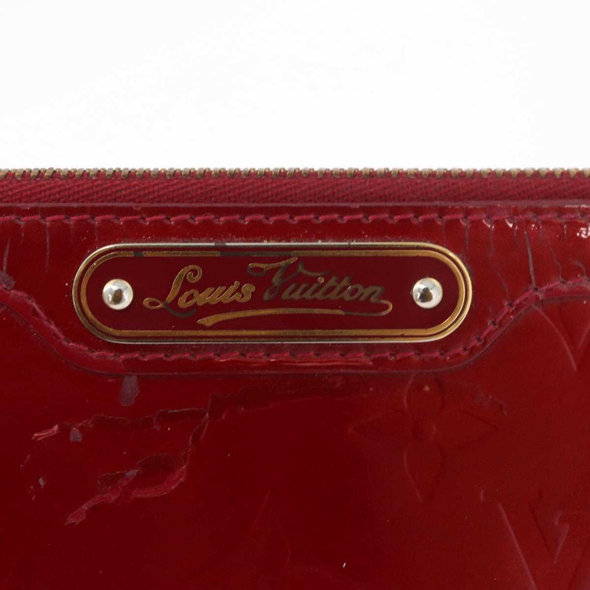 LOUIS VUITTON Monogram Vernis Trousse Pouch Pomme D'amour M93568 LV Auth 176959