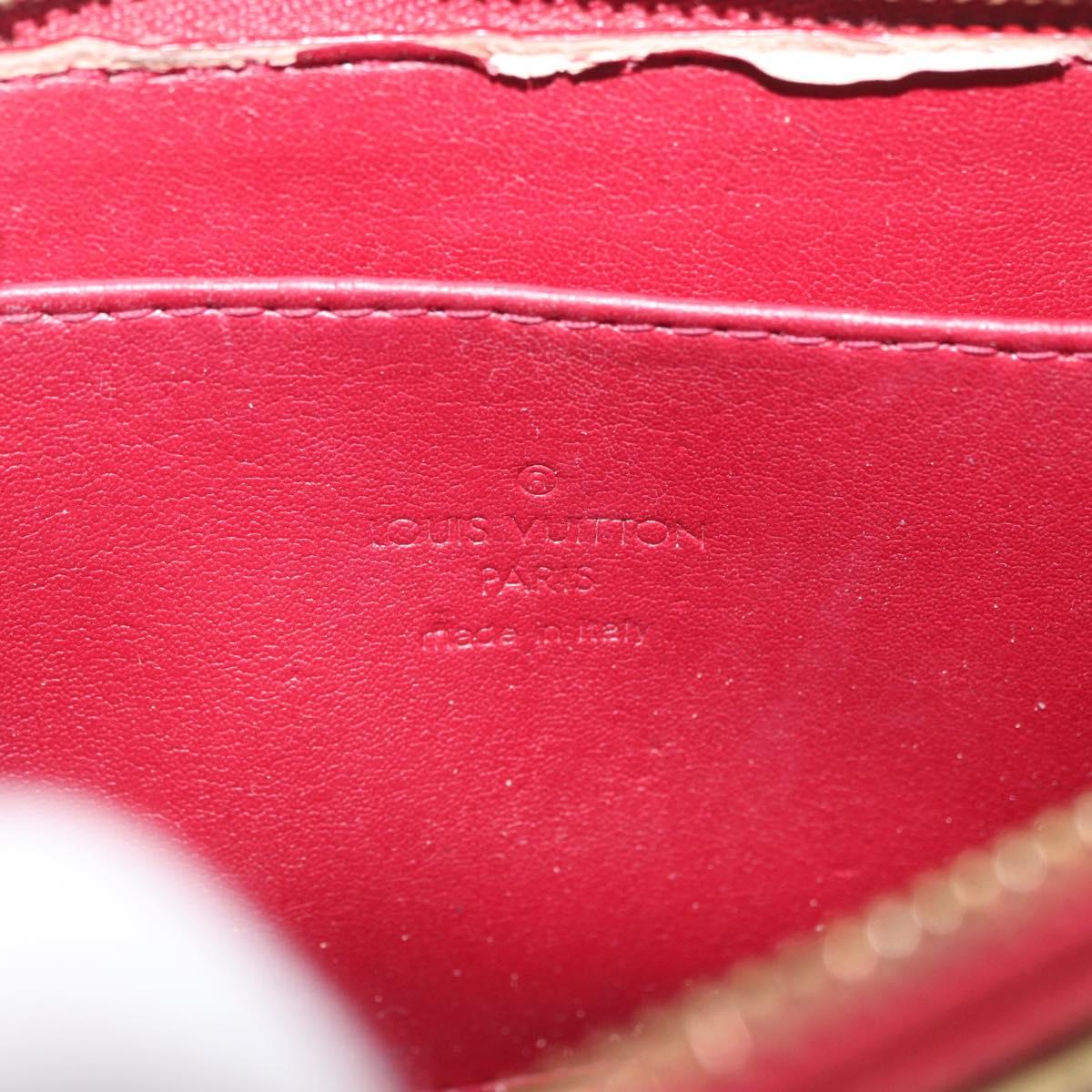 LOUIS VUITTON Monogram Vernis Trousse Pouch Pomme D'amour M93568 LV Auth 176959