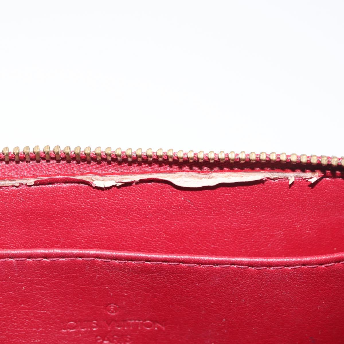 LOUIS VUITTON Monogram Vernis Trousse Pouch Pomme D'amour M93568 LV Auth 176959