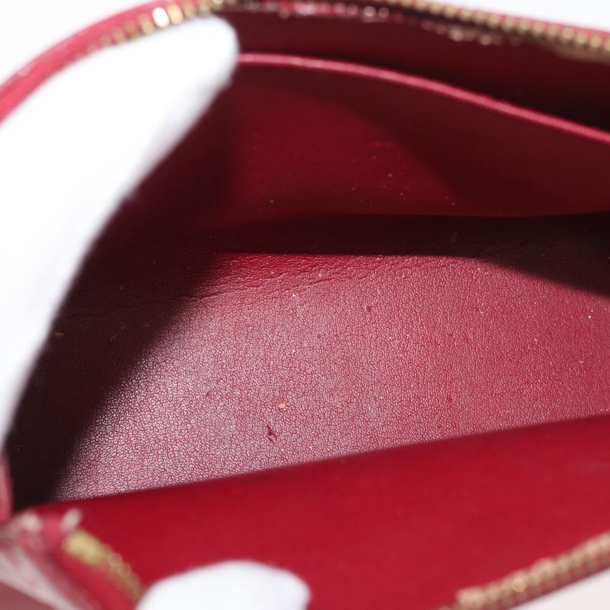 LOUIS VUITTON Monogram Vernis Trousse Pouch Pomme D'amour M93568 LV Auth 176959