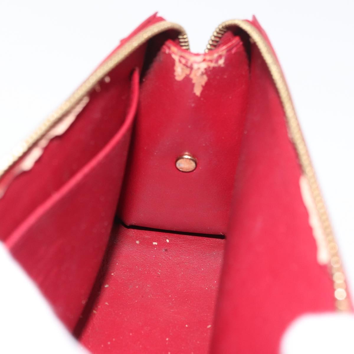 LOUIS VUITTON Monogram Vernis Trousse Pouch Pomme D'amour M93568 LV Auth 176959