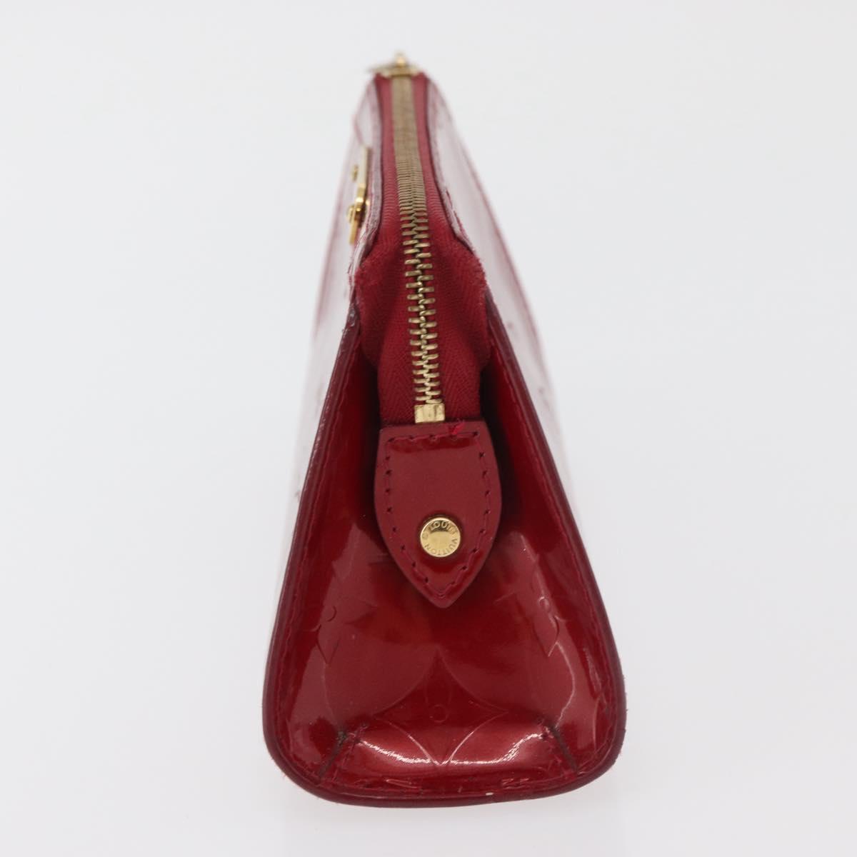 LOUIS VUITTON Monogram Vernis Trousse Pouch Pomme D'amour M93568 LV Auth 176959