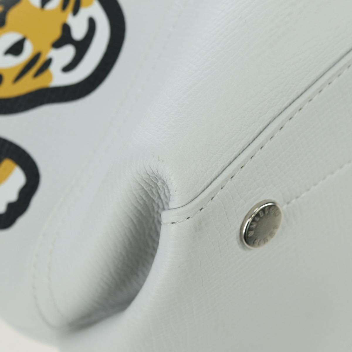 LOUIS VUITTON LV MADE NIGO Trolley Tote Bag Leather White M59366 Auth 176973SM
