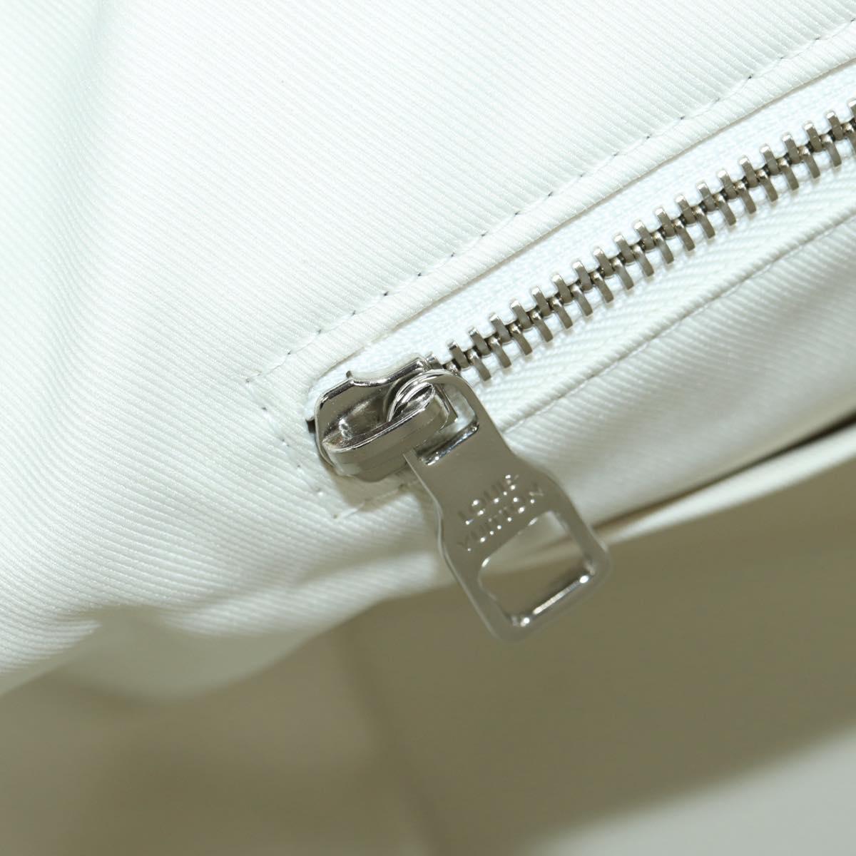 LOUIS VUITTON LV MADE NIGO Trolley Tote Bag Leather White M59366 Auth 176973SM