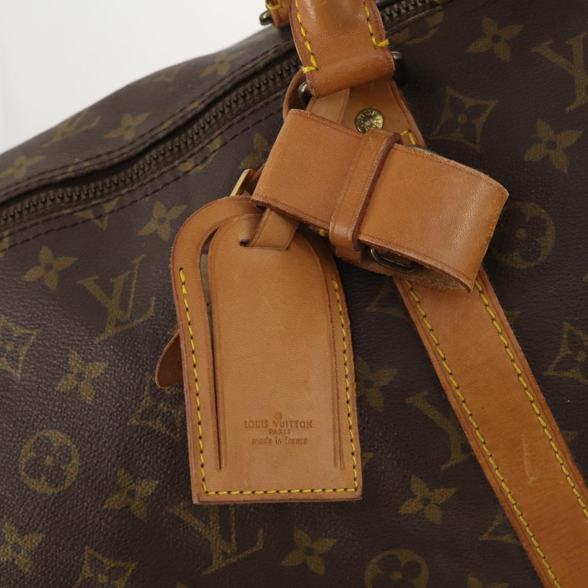 LOUIS VUITTON Monogram Keepall 55 Boston Bag M41424 LV Auth 176988