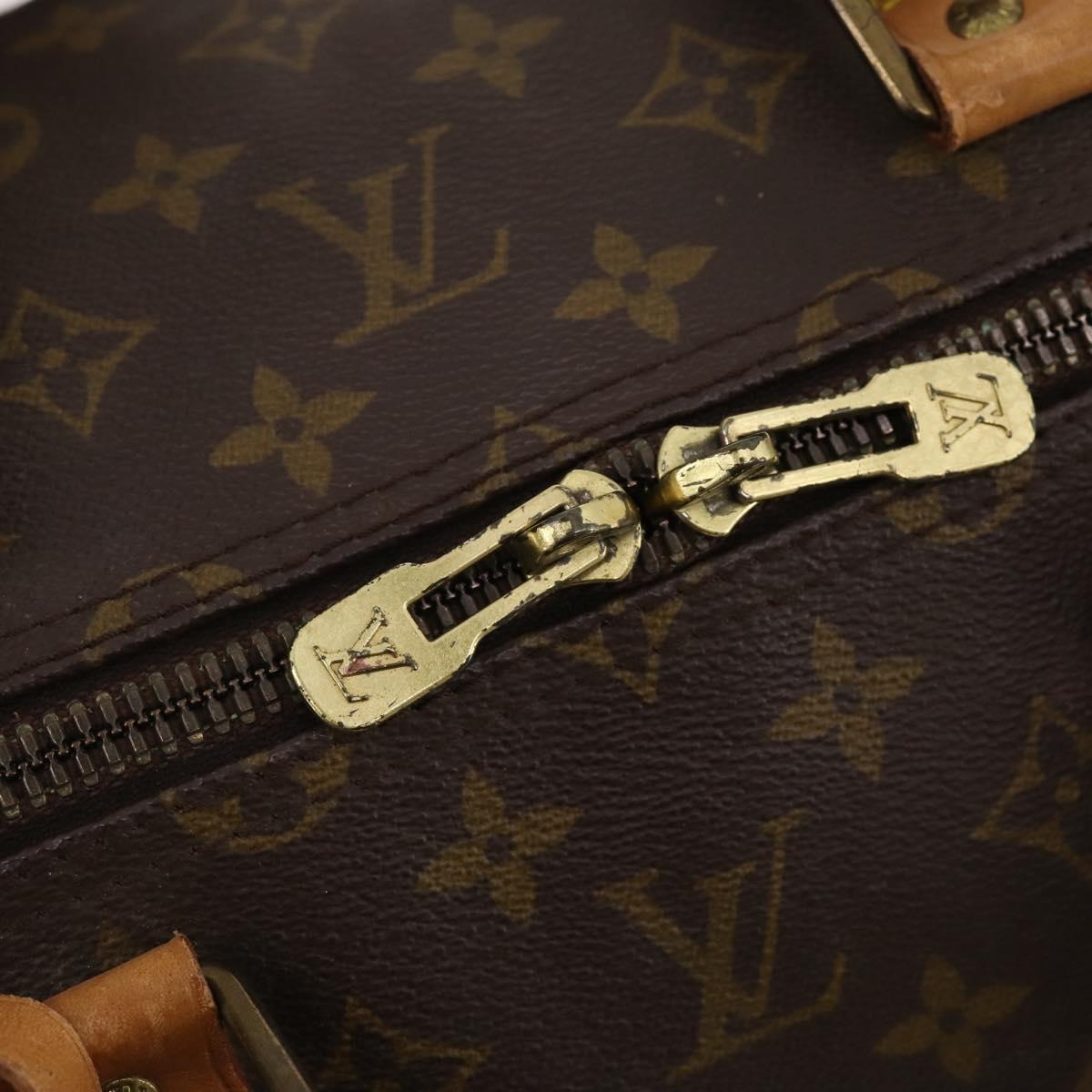 LOUIS VUITTON Monogram Keepall 55 Boston Bag M41424 LV Auth 176988