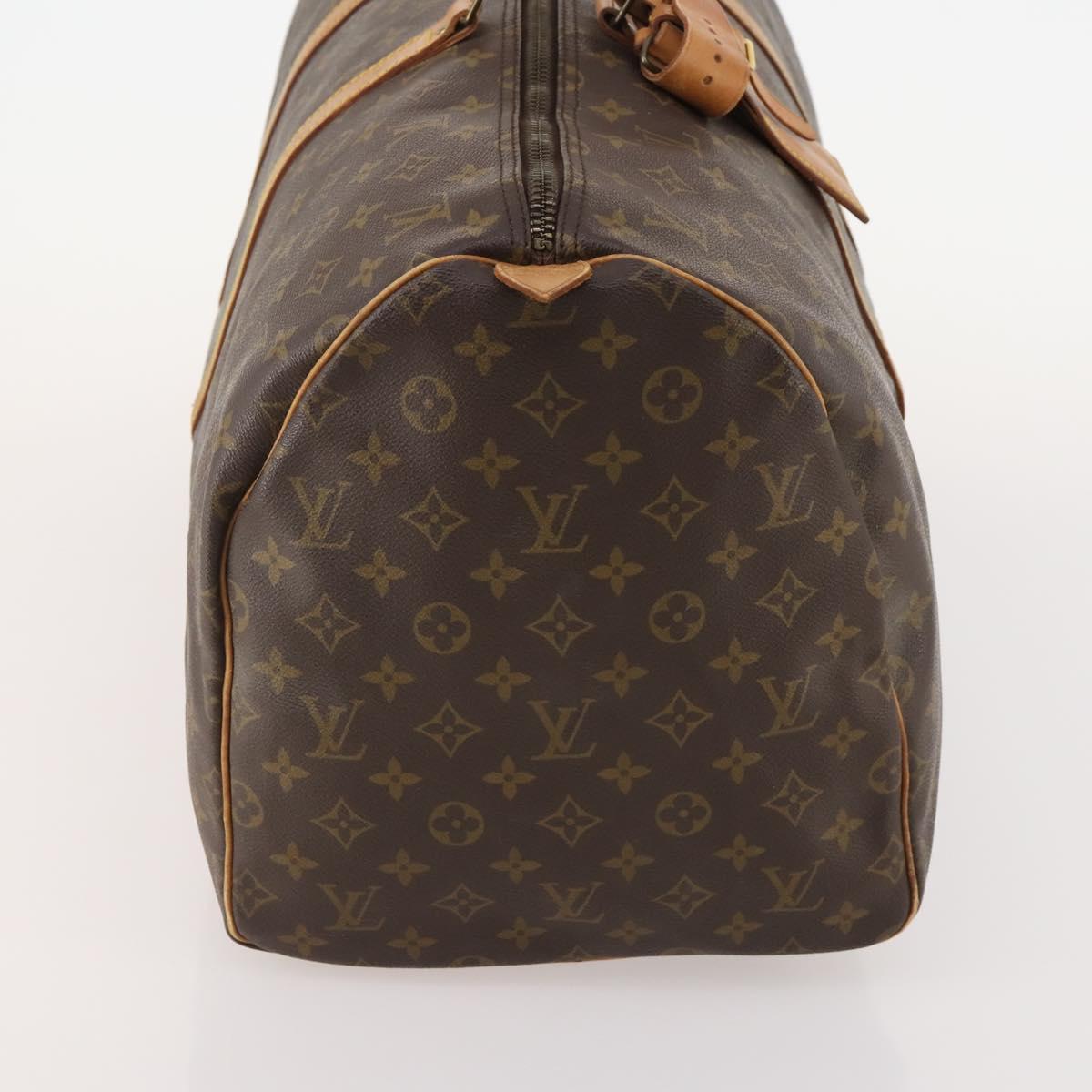 LOUIS VUITTON Monogram Keepall 55 Boston Bag M41424 LV Auth 176988