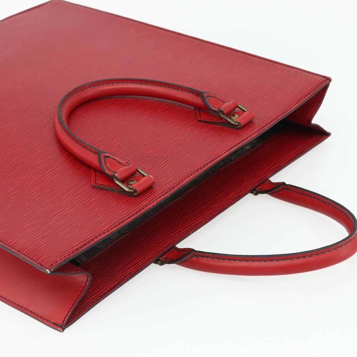 LOUIS VUITTON Epi Sac Plat Hand Bag Red M5274E LV Auth 176989