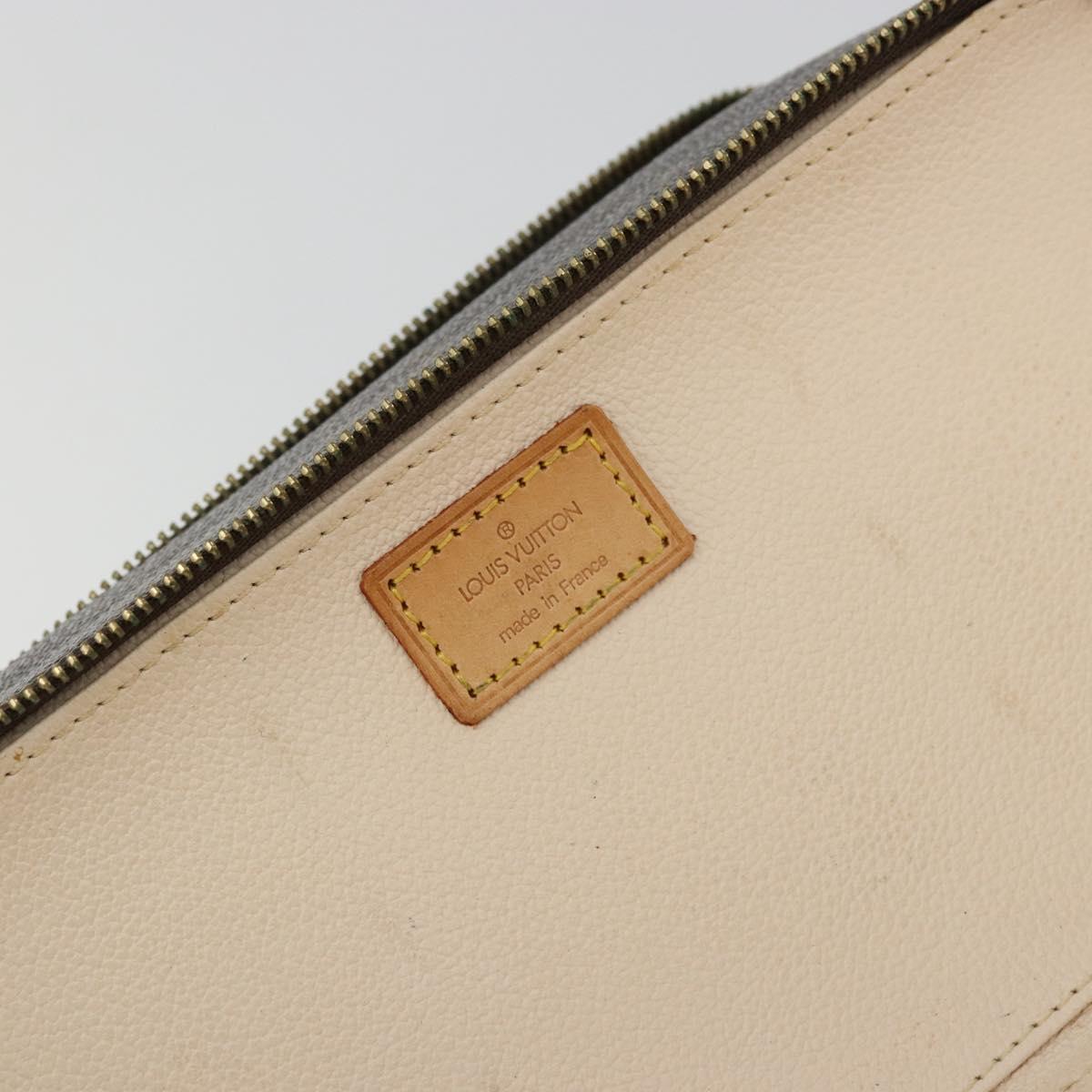 LOUIS VUITTON Monogram Trousse Brush PM Cosmetic Pouch M47510 LV Auth 177017
