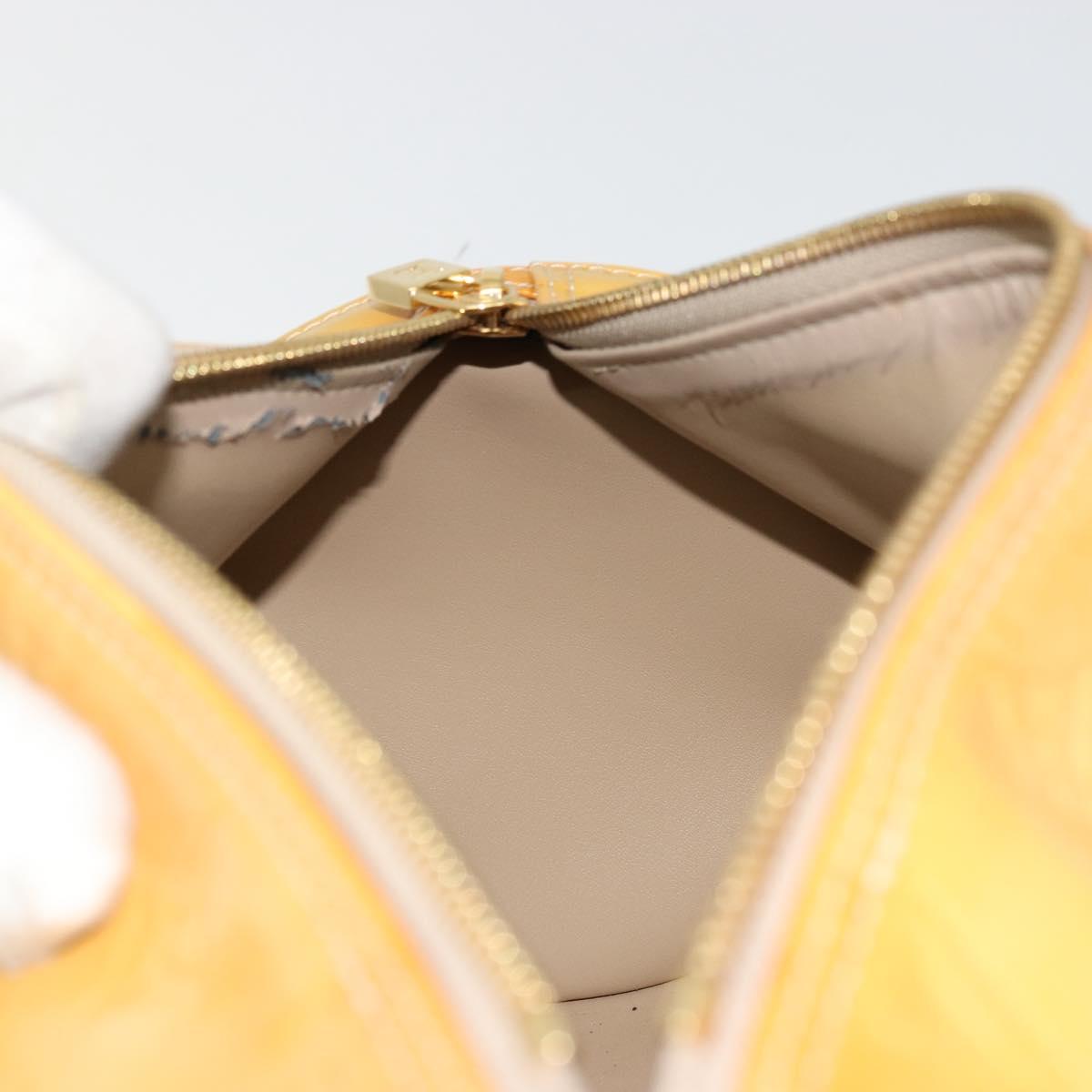 LOUIS VUITTON Monogram Vernis Bedford Hand Bag Beige M91006 LV Auth 177020