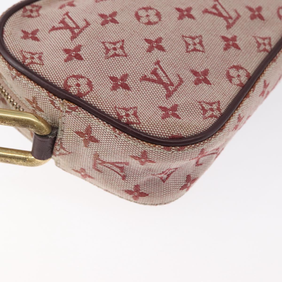 LOUIS VUITTON Monogram Mini Juliet MM Shoulder Bag Red M92219 LV Auth 177057