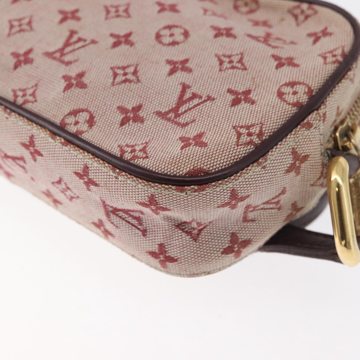 LOUIS VUITTON Monogram Mini Juliet MM Shoulder Bag Red M92219 LV Auth 177057
