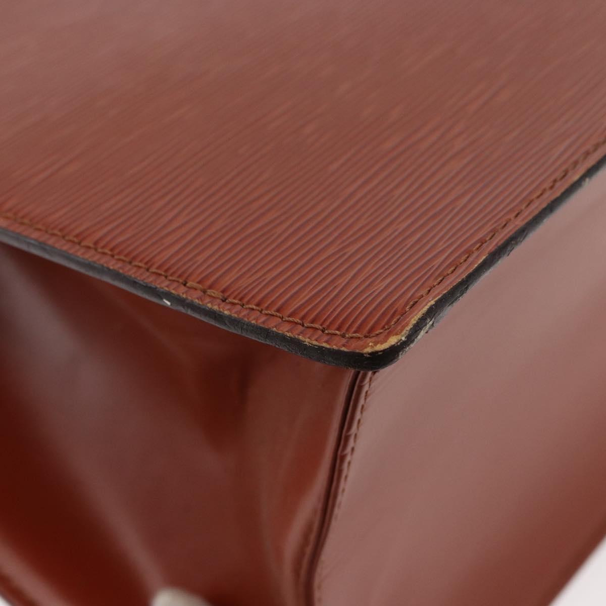 LOUIS VUITTON Epi Riviera Hand Bag Brown M48183 LV Auth 177063