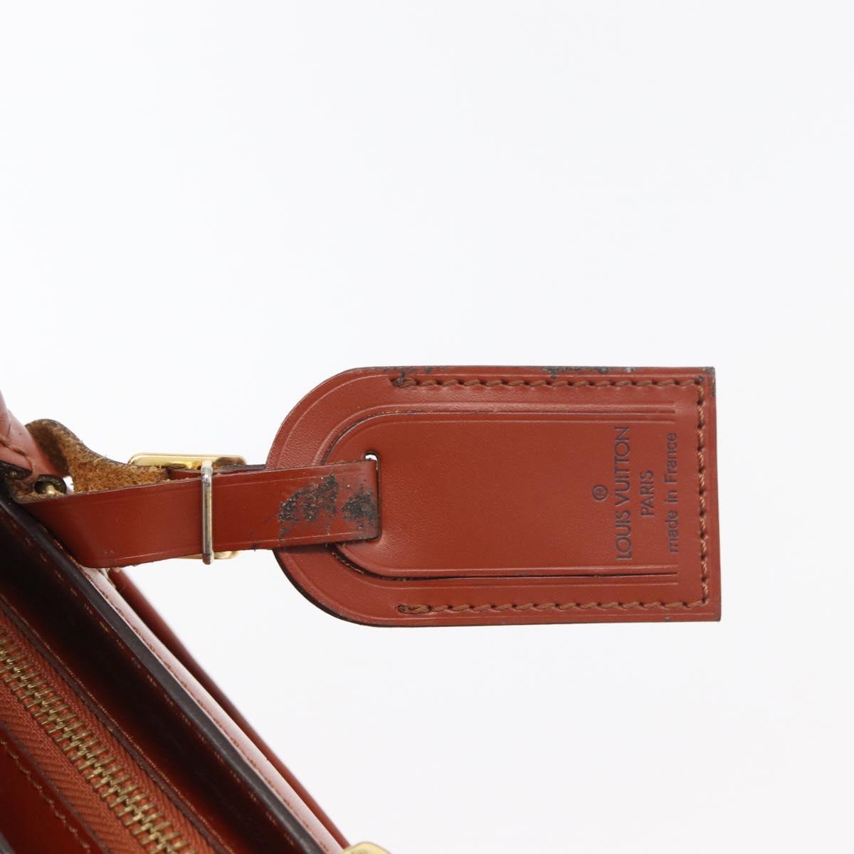 LOUIS VUITTON Epi Riviera Hand Bag Brown M48183 LV Auth 177063