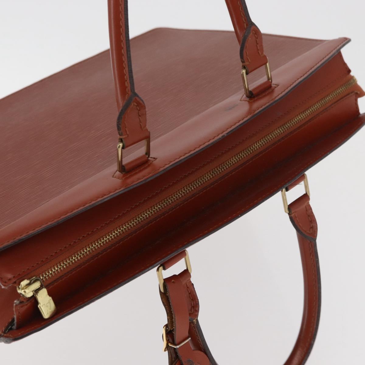LOUIS VUITTON Epi Riviera Hand Bag Brown M48183 LV Auth 177063