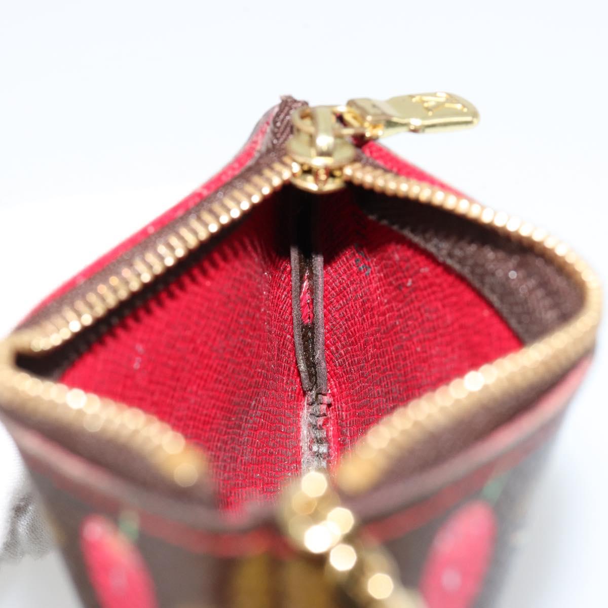 LOUIS VUITTON Monogram Cherry Pochette Cles Coin Purse M95042 LV Auth 177070V