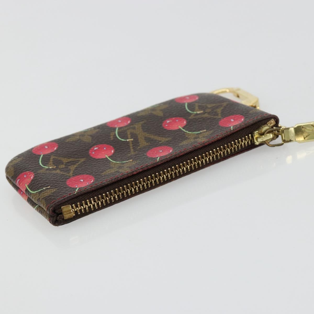 LOUIS VUITTON Monogram Cherry Pochette Cles Coin Purse M95042 LV Auth 177070V