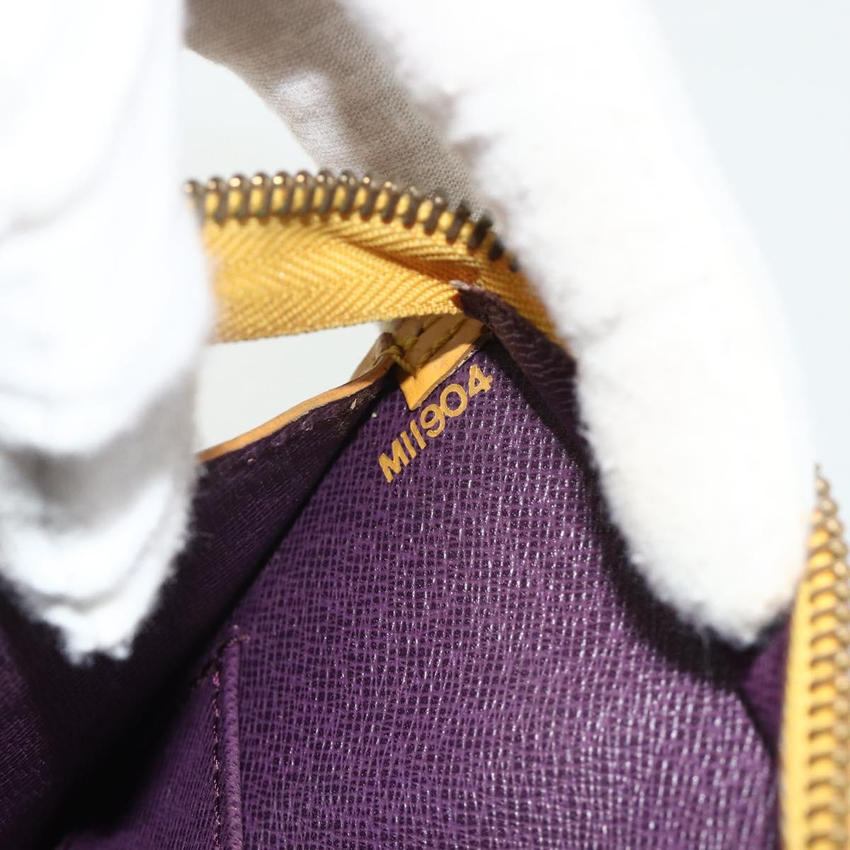 LOUIS VUITTON Epi Sac Triangle Hand Bag Yellow M52099 LV Auth 177090