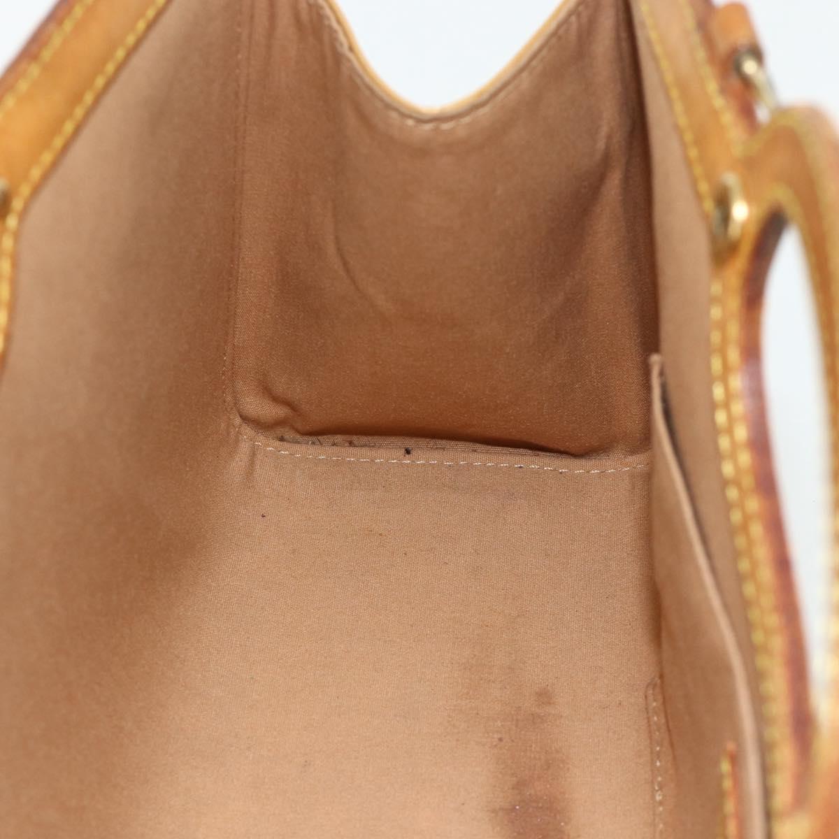 LOUIS VUITTON Monogram Vernis Roxbury Drive Bag 2Way Noisette M91372 Auth 177091