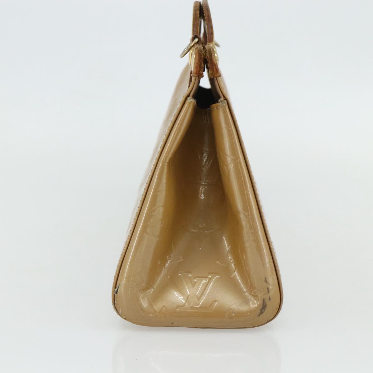 LOUIS VUITTON Monogram Vernis Roxbury Drive Bag 2Way Noisette M91372 Auth 177091